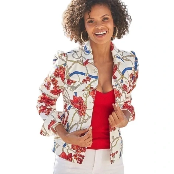 NAUTICAL Jean Jacket by Boston Proper NWT - Picture 5 of 5